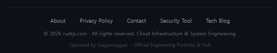 footer 풋터
