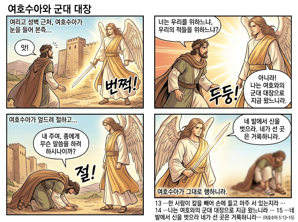 여호수아 5장 13~15